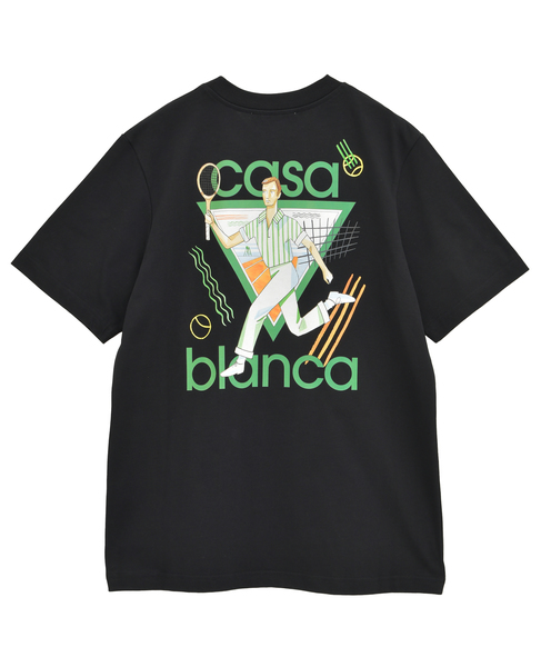 【Casablanca/カサブランカ】Le Jeu T-Shirt - Black 詳細画像 ブラック 2