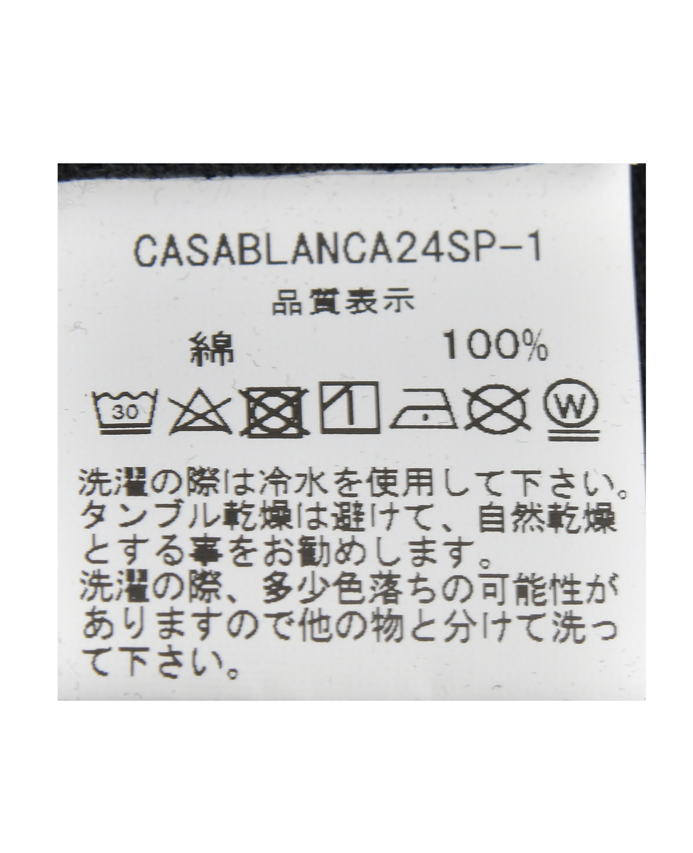 【Casablanca/カサブランカ】Le Jeu T-Shirt - Black 詳細画像 ブラック 5