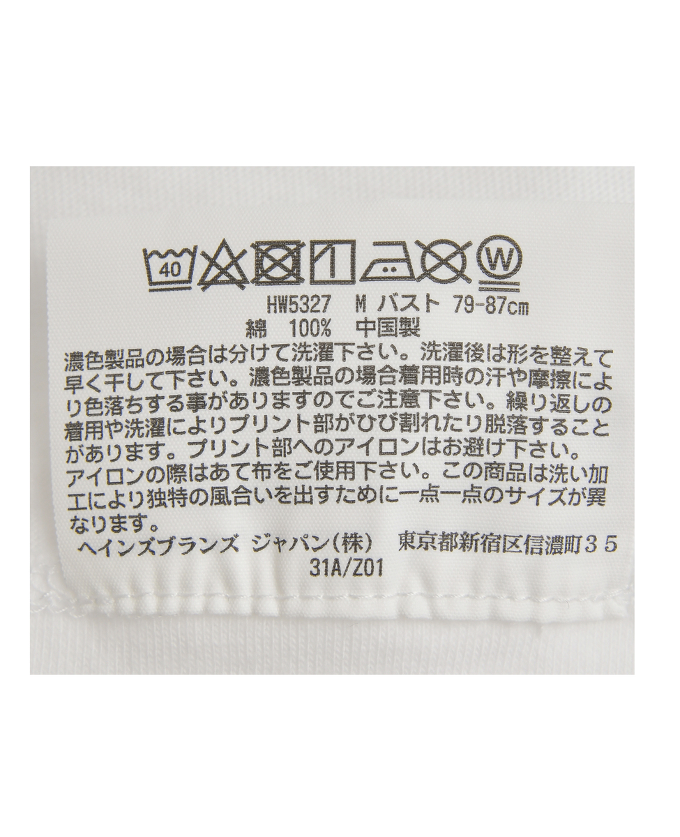 【Hanes/ヘインズ】ノースリーブ T-SHIRTS 詳細画像 ホワイト 7