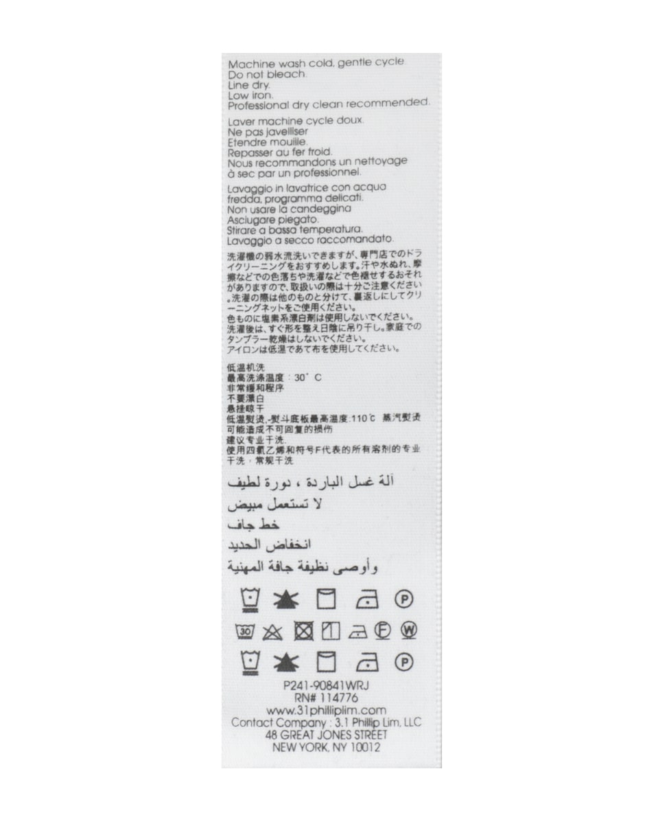 【3.1 Phillip Lim/スリーワンフィリップリム】マルチリブカットソーワンピース 詳細画像 ネイビー 6