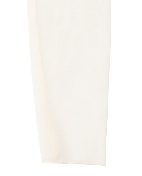 【NICENICE MOMENT/ナイスナイスモーメント】メッシュロングスリーブシェル 詳細画像 ベージュ 4