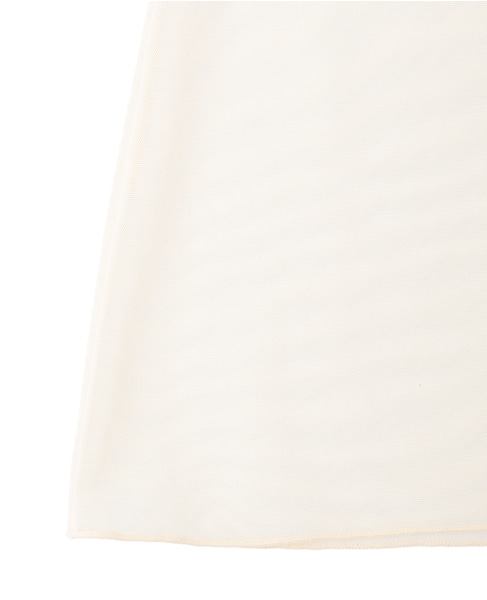 【NICENICE MOMENT/ナイスナイスモーメント】メッシュロングスリーブシェル 詳細画像 ベージュ 5