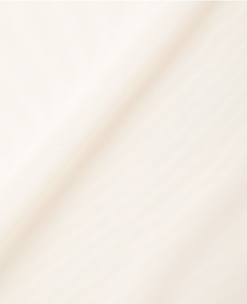 【NICENICE MOMENT/ナイスナイスモーメント】メッシュロングスリーブシェル 詳細画像 ベージュ 6