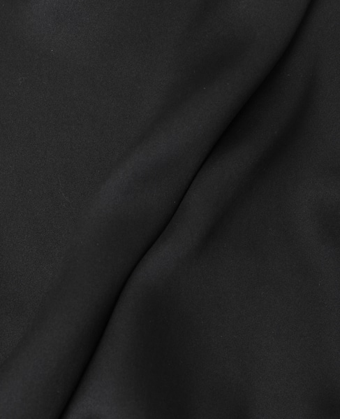 【LUTZ HUELLE/ルッツヒュエル】ドレープネックブラウス 詳細画像 ブラック 7