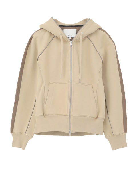 【3.1 Phillip Lim/スリーワンフィリップリム】ハイブリッドテリーフーディー  詳細画像 カーキ 1