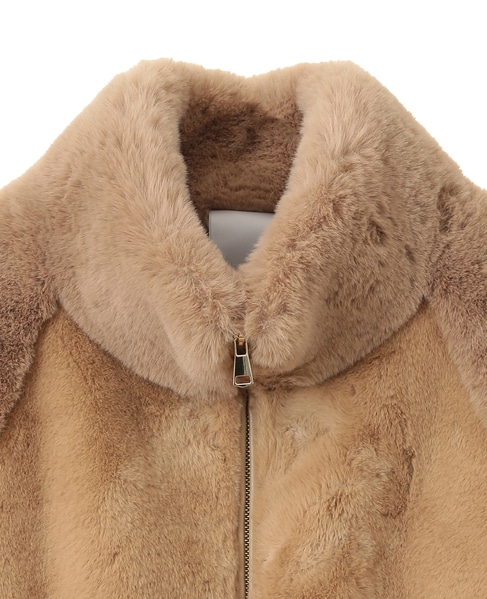 【A_/エース】フェイクレッキスブルゾン 詳細画像 キャメル 10