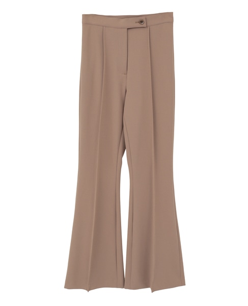 【EZUMI/エズミ】バックスリットフレアパンツ 詳細画像 ベージュ 1