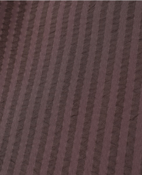 【BAUM UND PFERDGARTEN/バウムウンドヘルガーテン】ストライプジャカード・ワイドイージーパンツ 詳細画像 ブラウン 7