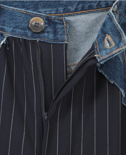 【LUTZ HUELLE/ルッツヒュエル】duplex pants 詳細画像 インディゴ 5