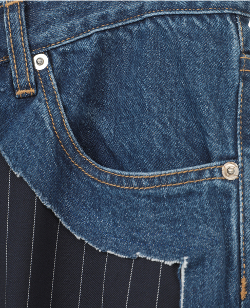 【LUTZ HUELLE/ルッツヒュエル】duplex pants 詳細画像 インディゴ 6