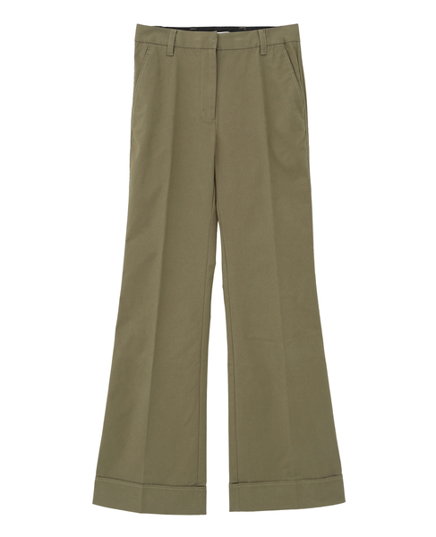 【3.1 Phillip Lim/スリーワンフィリップリム】Cuffed Kick Flare Pant 詳細画像 カーキ 1