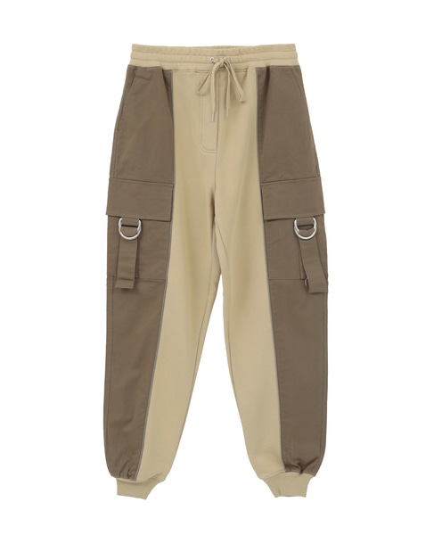 【3.1 Phillip Lim/スリーワンフィリップリム】ハイブリッド テリー ジョガーパンツ 詳細画像 カーキ 1