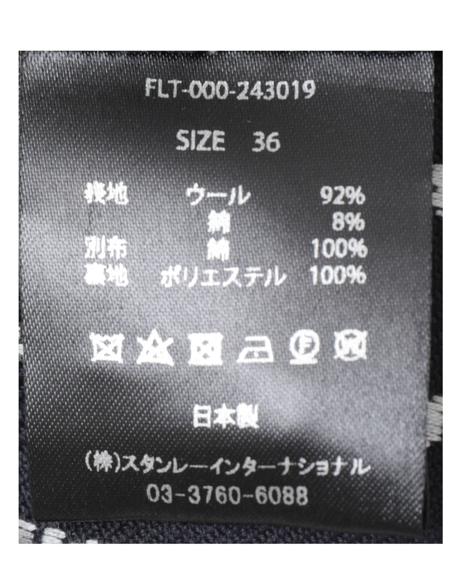 【THE FLATS/ザフラッツ】ストライプパンツ 詳細画像 ネイビー 6