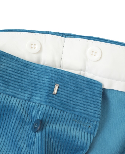 【CORDINGS/コーディングス】コーデュロイトラウザーズ 詳細画像 ブルー 4