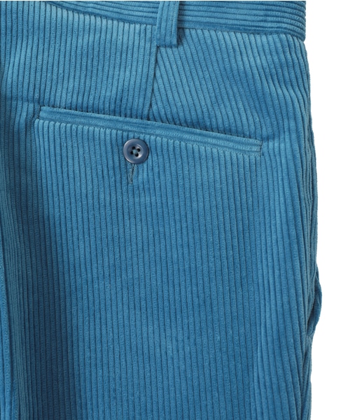 【CORDINGS/コーディングス】コーデュロイトラウザーズ 詳細画像 ブルー 7