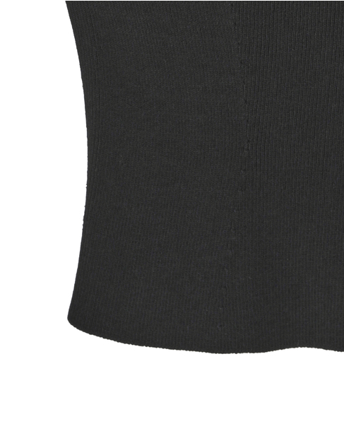 【NICENICE MOMENT/ナイスナイスモーメント】KNIT BANDEAU 詳細画像 ブラック 5