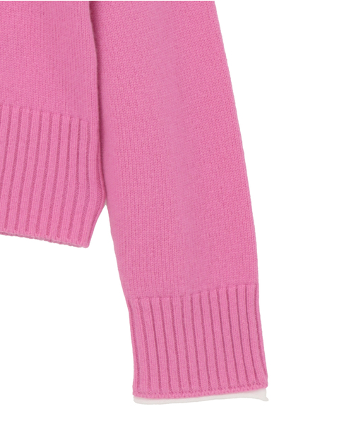 【3.1 Phillip Lim/スリーワンフィリップリム】Ribbed Cotton-Blend Sweater 詳細画像 ピンク 4