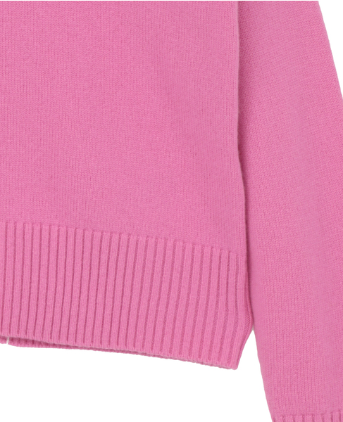 【3.1 Phillip Lim/スリーワンフィリップリム】Ribbed Cotton-Blend Sweater 詳細画像 ピンク 5