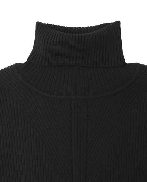 【NICENICE MOMENT/ナイスナイスモーメント】タートルネックボディスーツ 詳細画像 ブラック 3