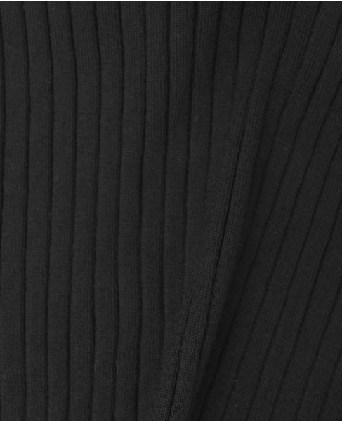 【NICENICE MOMENT/ナイスナイスモーメント】バックオープンリブニットシェル 詳細画像 ブラック 7