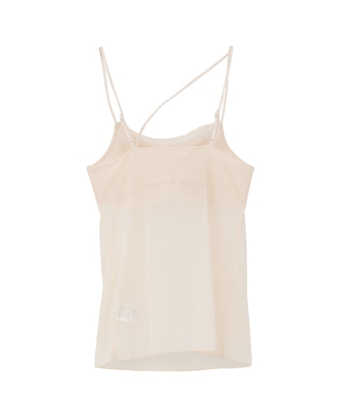 【NICENICE MOMENT/ナイスナイスモーメント】メッシュキャミソール 詳細画像 ベージュ 2