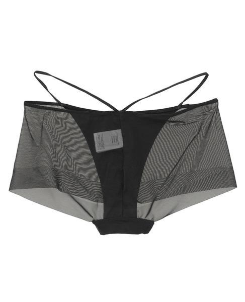 【NICENICE MOMENT/ナイスナイスモーメント】MESH BOXER SHORTS 詳細画像 ブラック 2