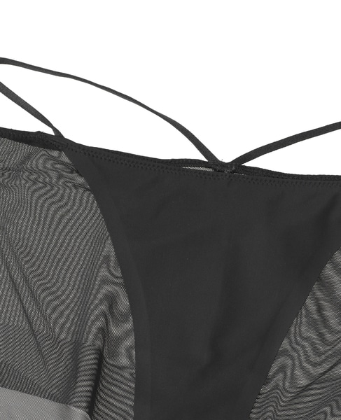 【NICENICE MOMENT/ナイスナイスモーメント】MESH BOXER SHORTS 詳細画像 ブラック 3