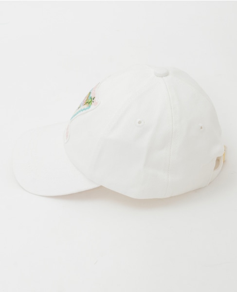 【Casablanca/カサブランカ】Casablanca／Maison De Reve エンブロイダリーキャップ（White） 詳細画像 ホワイト 2