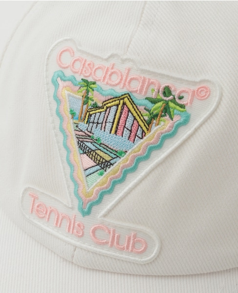 【Casablanca/カサブランカ】Casablanca／Maison De Reve エンブロイダリーキャップ（White） 詳細画像 ホワイト 5