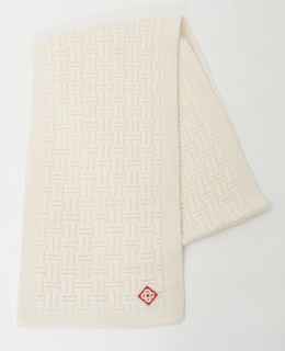 【Casablanca/カサブランカ】 Column Stitch Scarf