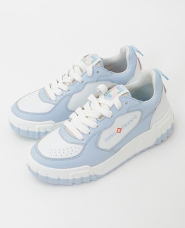 【Casablanca/カサブランカ】White & Powder Blue Court Sneaker APF24-SNK-017-02
