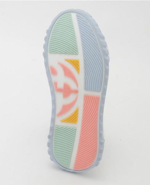 【Casablanca/カサブランカ】White & Powder Blue Court Sneaker APF24-SNK-017-02 詳細画像 サックス 5