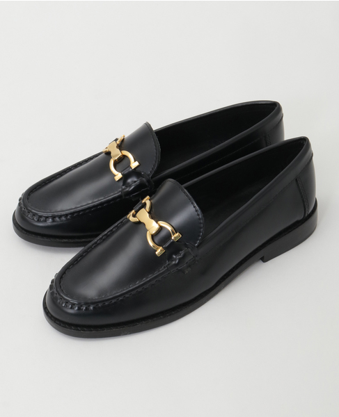 【CAMINANDO/カミナンド】ALMOND TOE C LOAFERS 詳細画像 ブラック 1
