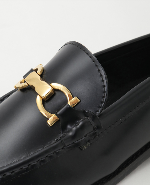 【CAMINANDO/カミナンド】ALMOND TOE C LOAFERS 詳細画像 ブラック 7