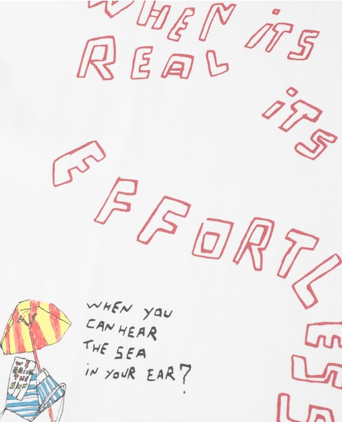 【SAMSOE SAMSOE/サムソーサムソー】プリントTシャツ 詳細画像 ホワイト 5