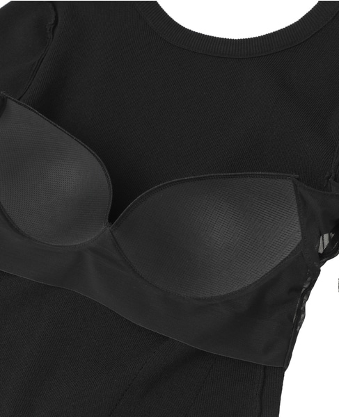 【NICENICE MOMENT/ナイスナイスモーメント】バックオープントップス 詳細画像 ブラック 7