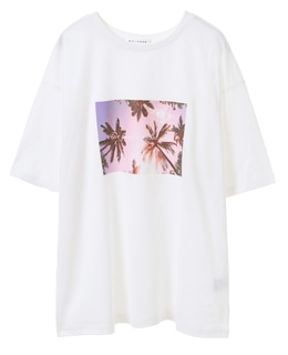 USAコットン天竺接触冷感転写プリントTシャツ(取り扱い店舗限定)