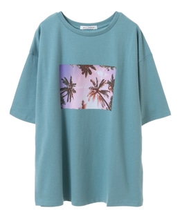 USAコットン天竺接触冷感転写プリントTシャツ(取り扱い店舗限定)