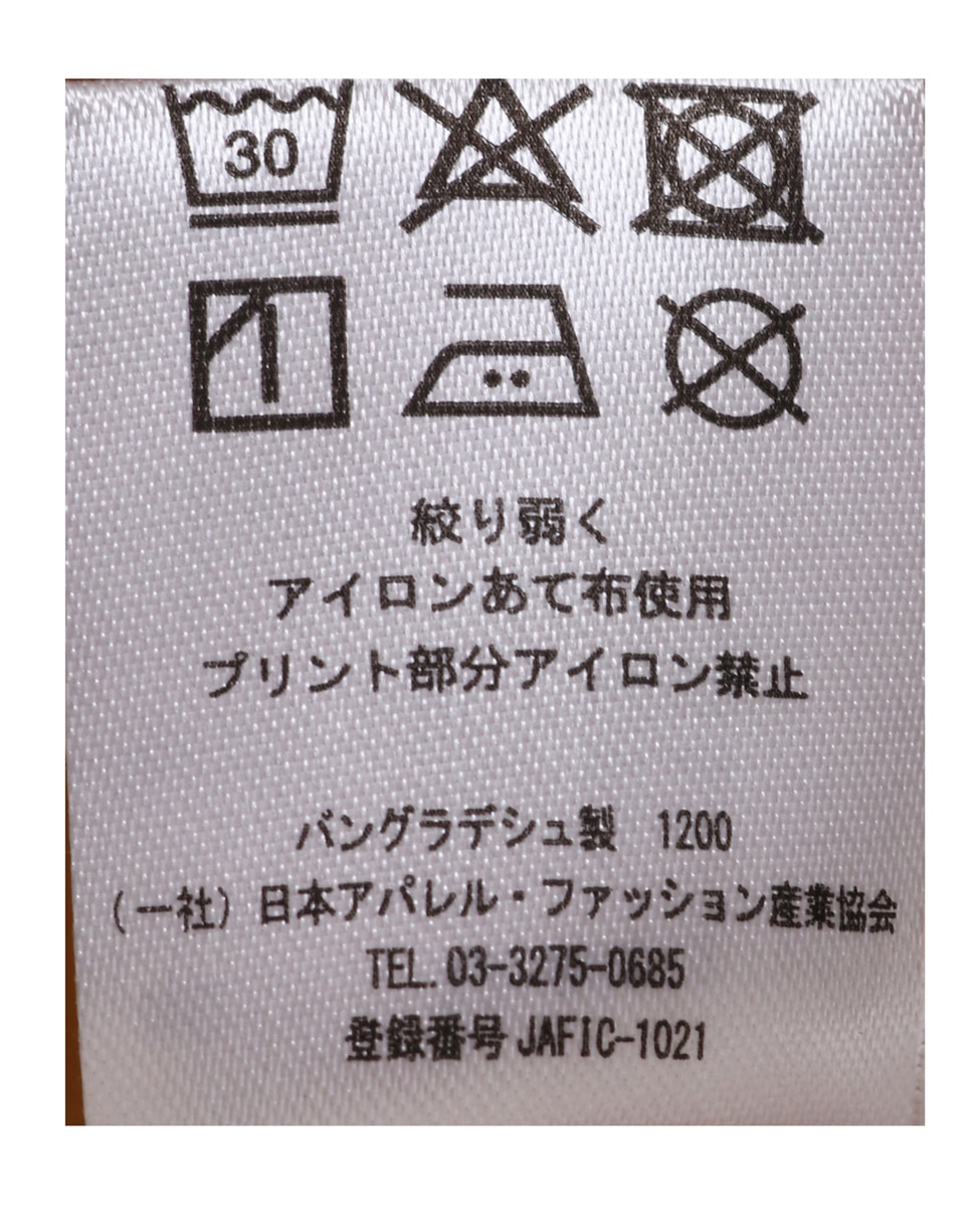 USAコットン天竺接触冷感転写プリントTシャツ(取り扱い店舗限定) 詳細画像 ブラック 5