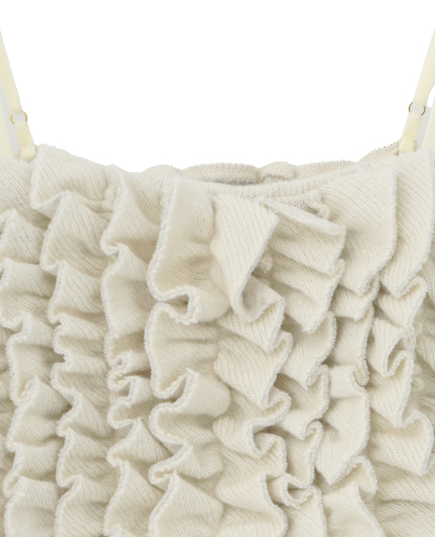 【THE FLATS/ザフラッツ】FRILL TOPS 詳細画像 ホワイト 3