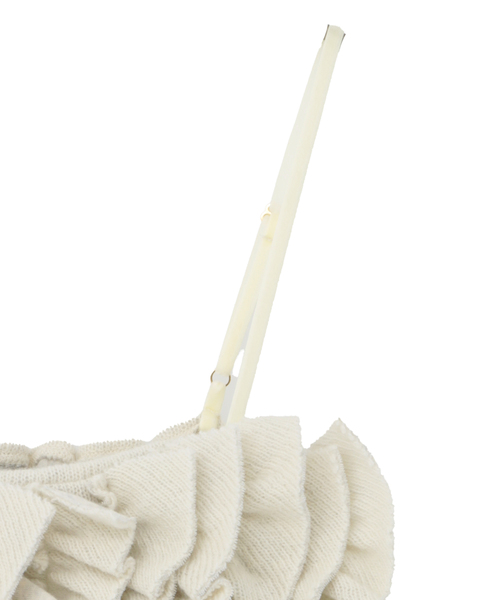 【THE FLATS/ザフラッツ】FRILL TOPS 詳細画像 ホワイト 4