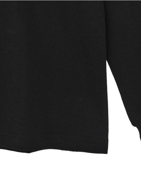 【Hanes/ヘインズ】クルーネックスムースロングスリーブ 詳細画像 ブラック 5