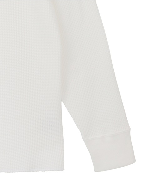 【Hanes/ヘインズ】サーマルトップ クルーネックロングスリーブ 詳細画像 ホワイト 4