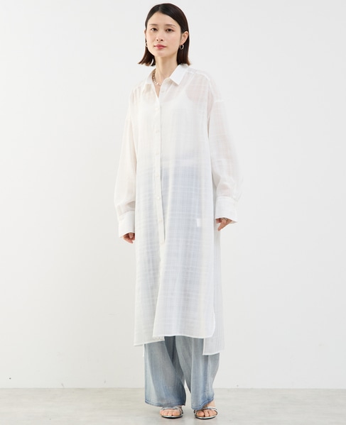 3WAYシャツワンピース 詳細画像 ホワイト 1