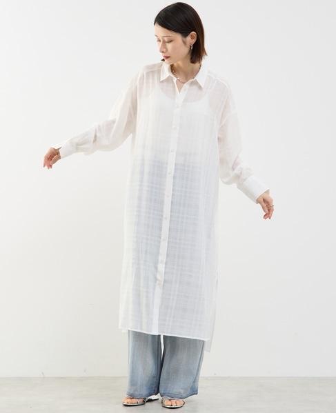 3WAYシャツワンピース 詳細画像 ホワイト 4