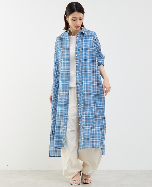 3WAYシャツワンピース 詳細画像 ブルー系その他 1
