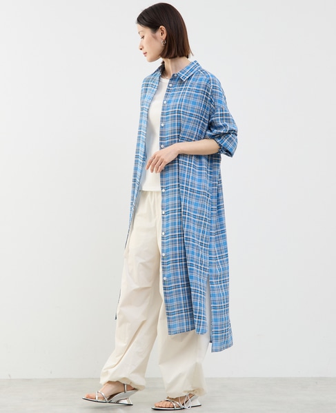 3WAYシャツワンピース 詳細画像 ブルー系その他 2