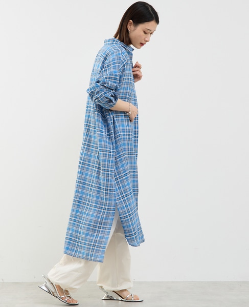 3WAYシャツワンピース 詳細画像 ブルー系その他 4