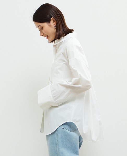 2WAYレイヤードデザインシャツ 詳細画像 ホワイト 2