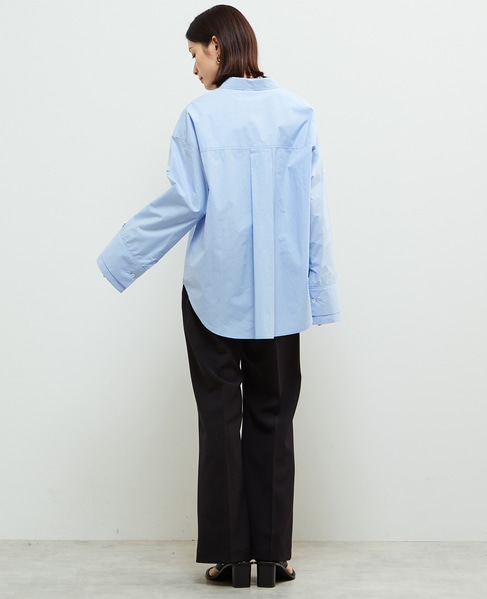 2WAYレイヤードデザインシャツ 詳細画像 ブルー 10